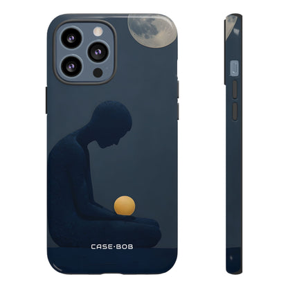 Moonlit Contemplation iPhone 13 Pro Max Case - Tough