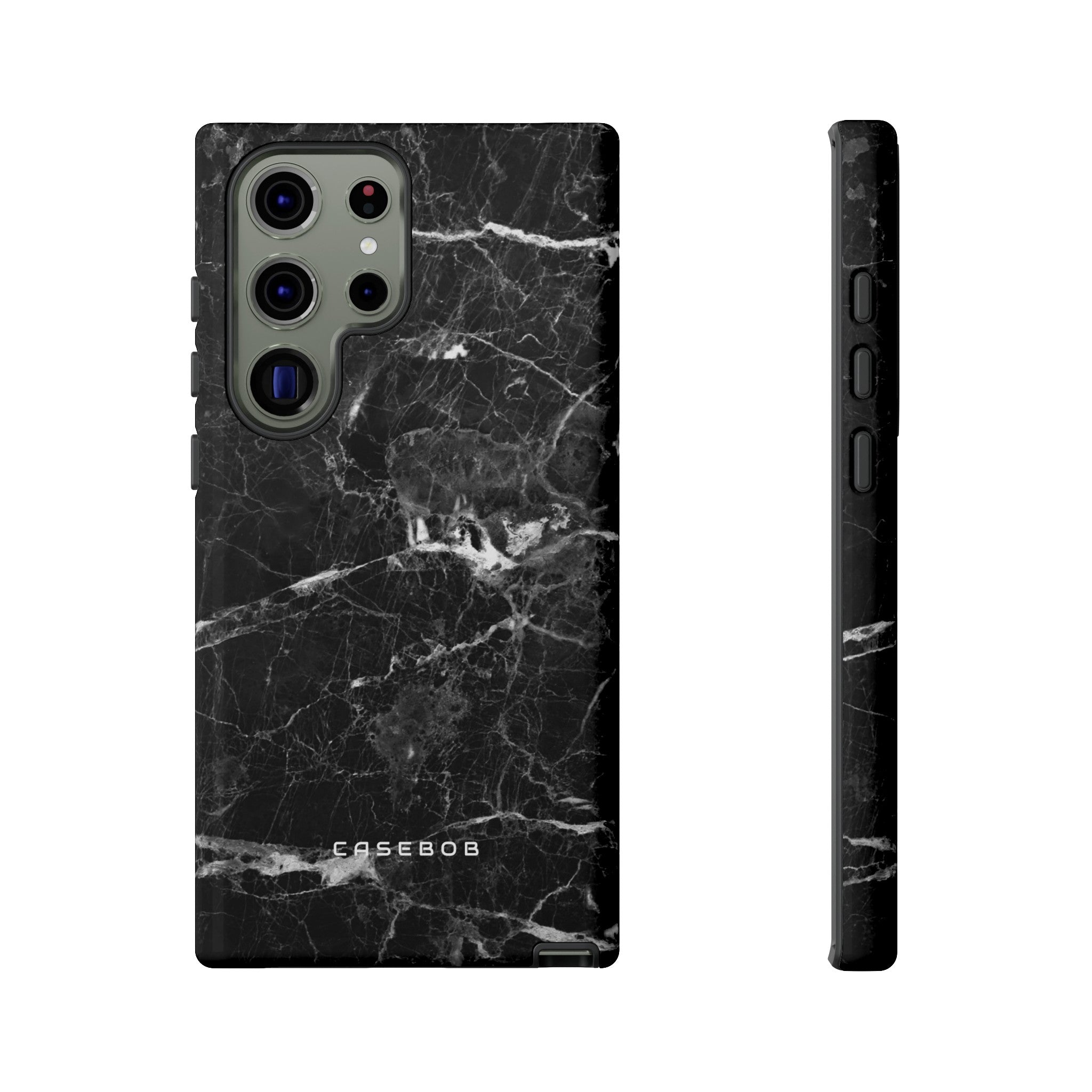 Black Marble - Protective Phone Case