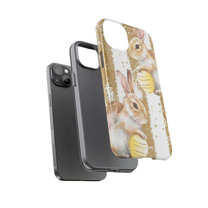 Bunnies Hold Eggs - iPhone Case