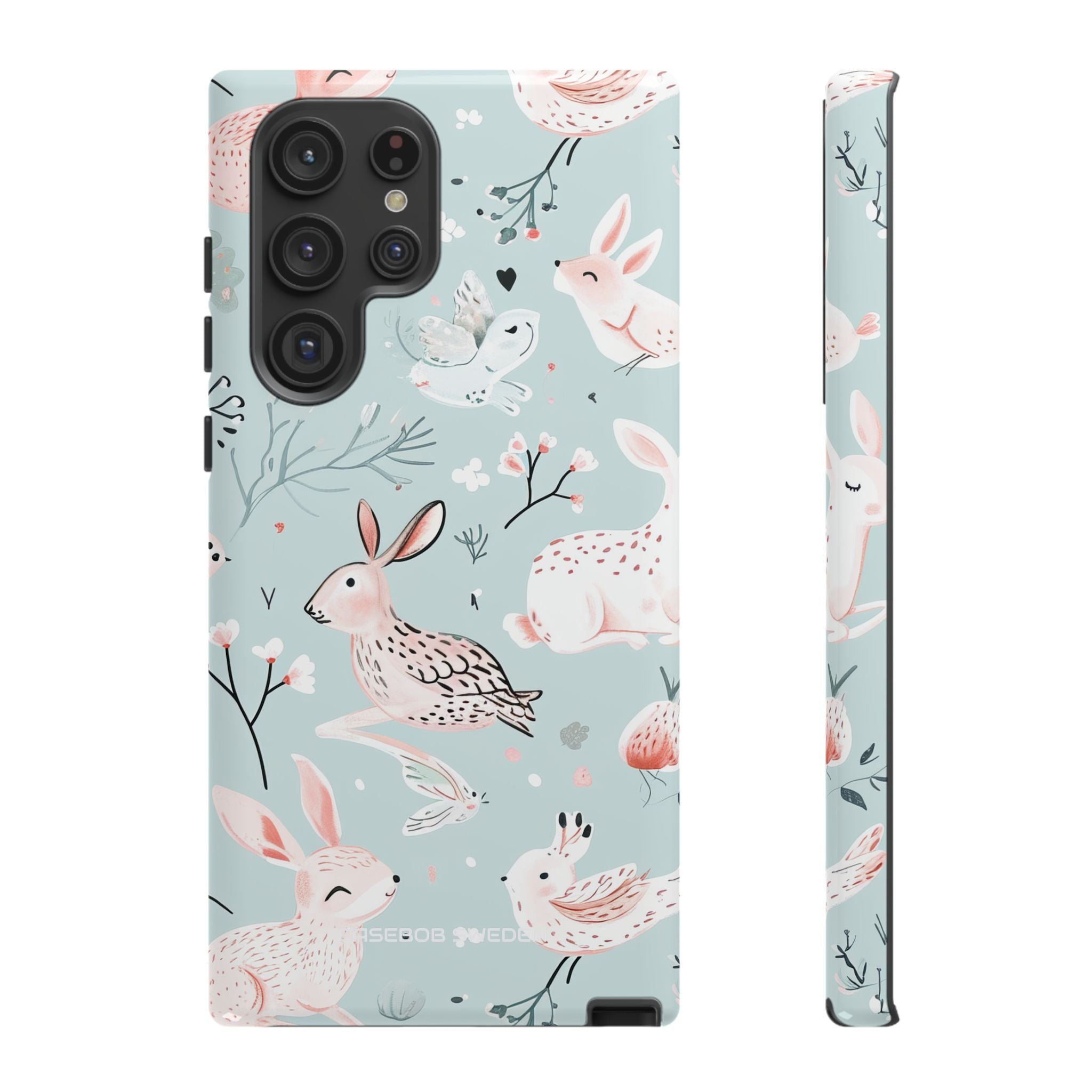 Whimsical Bunny Blossom - Tough Samsung S22 Phone Case