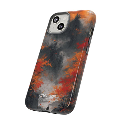 Crimson Mist Mountains iPhone 14 - Resistente