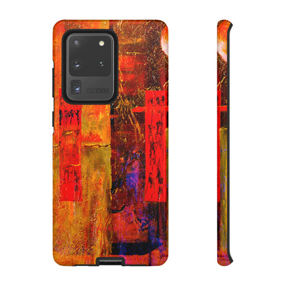 Red Oil Painting - Protective Phone Case