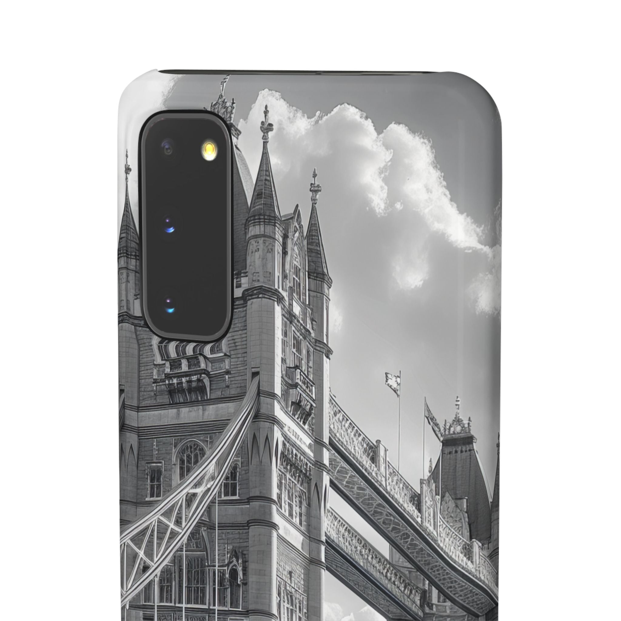 Tower Bridge Monochrome Architecture Study Samsung S20 - Slim Phone Case