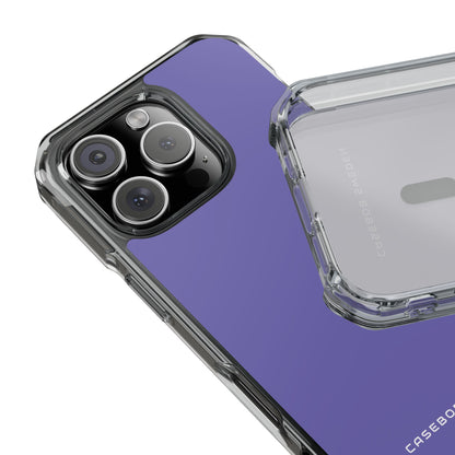 Mittleres Schieferblaues iPhone 16 - Transparente, schlagfeste Handyhülle