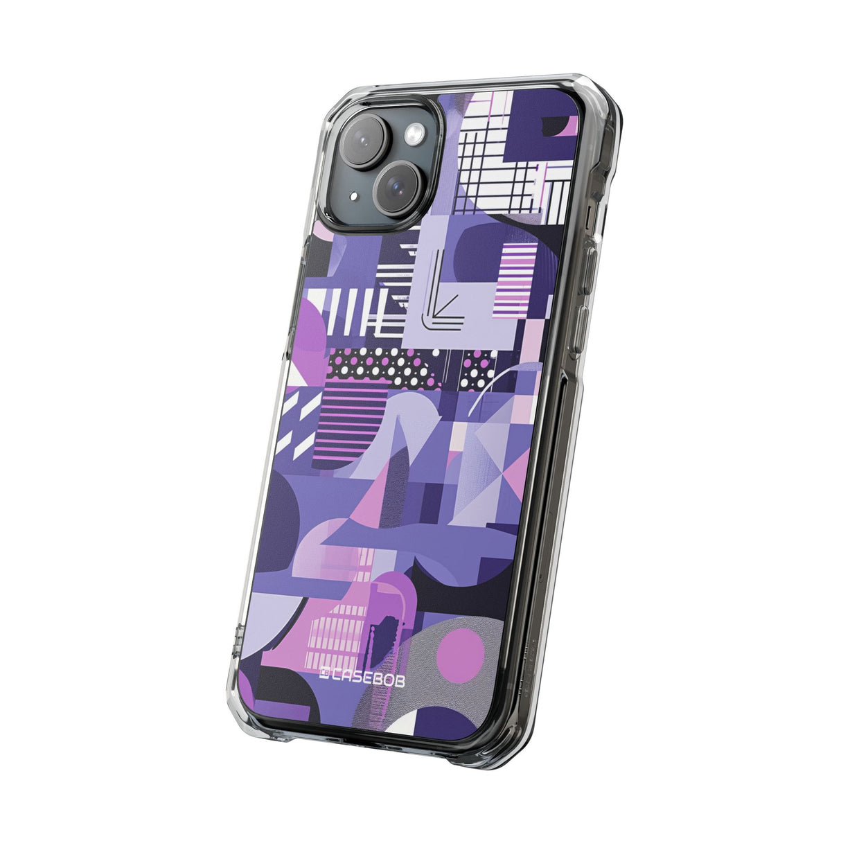 Ultra Violet Design | Handyhülle für iPhone (Clear Impact Case – magnetisch)