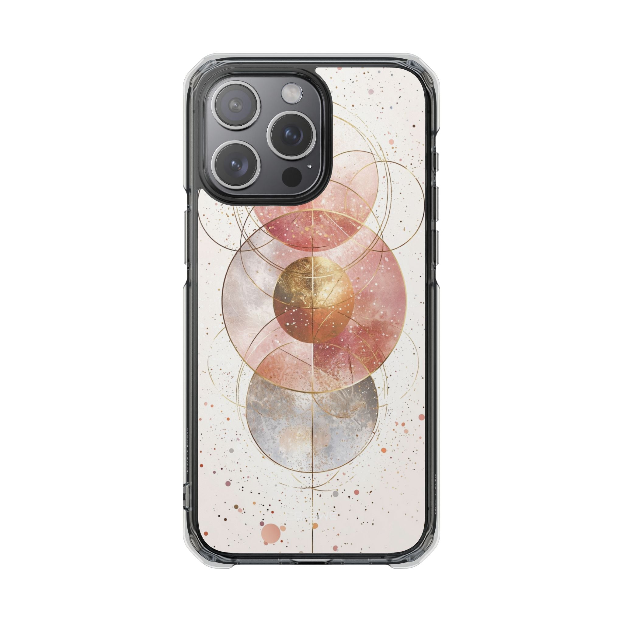 Circle Envelops Light iPhone Case - Impact