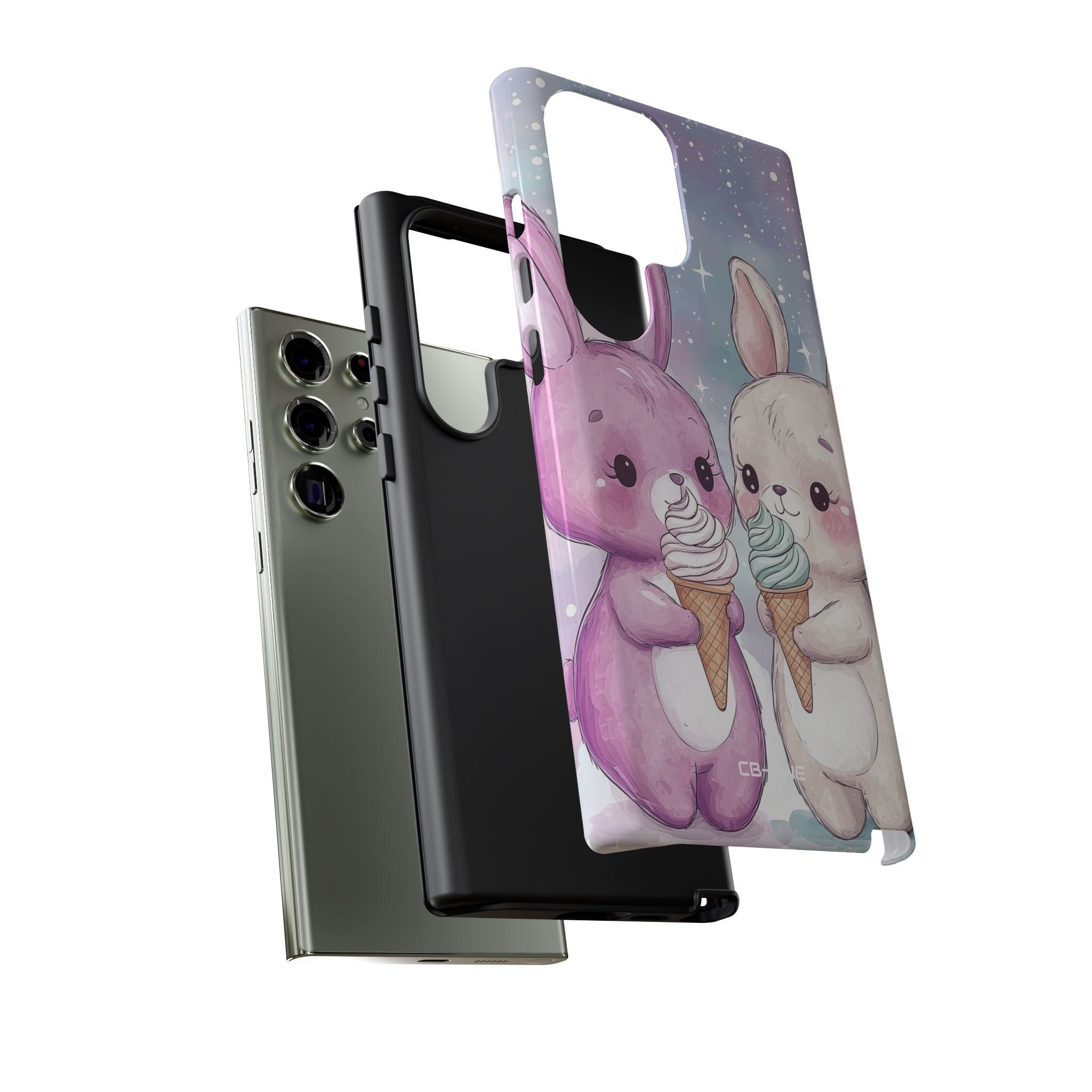 Rabbits Enjoy Ice Cream - Samsung Case