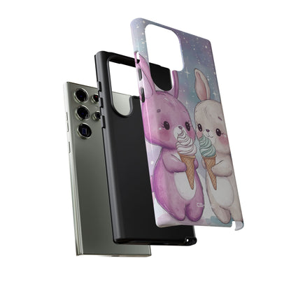 Rabbits Enjoy Ice Cream - Samsung Case