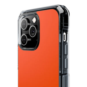 International Orange | Phone Case for iPhone (Clear Impact Case - Magnetic)