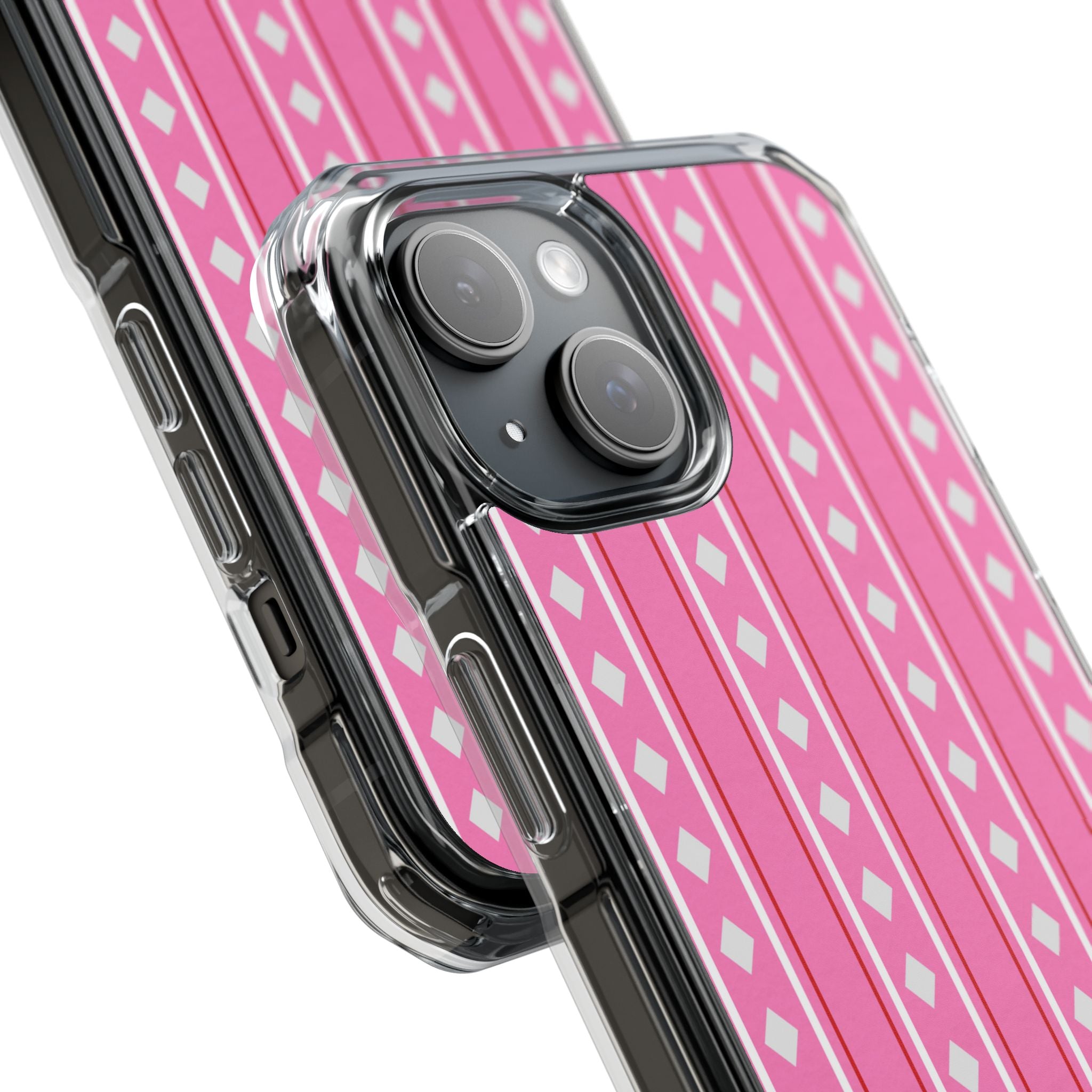 Pink Diamonds Symmetry iPhone Case - Impact