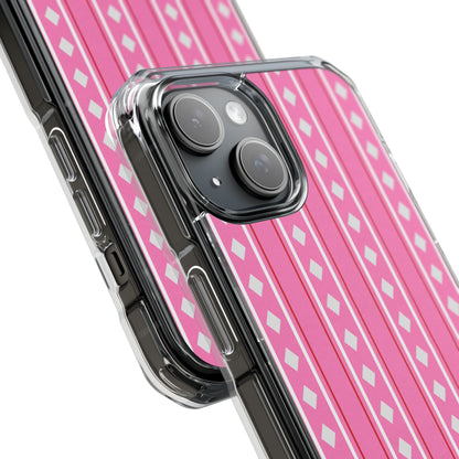 Pink Diamonds Symmetry iPhone Case - Impact