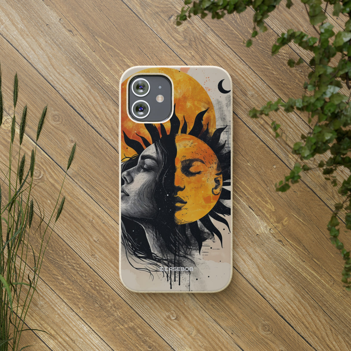 Sunlit Duality | Biodegradable Phone Case