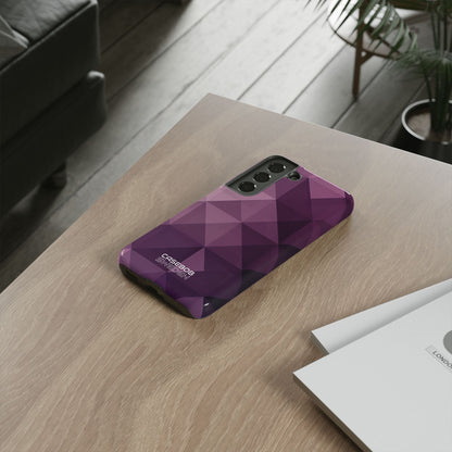 Purple Geometric Mosaic  Samsung S22 - Tough
