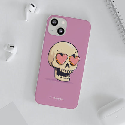 Heart Eyed Skull iPhone 13 - Soft
