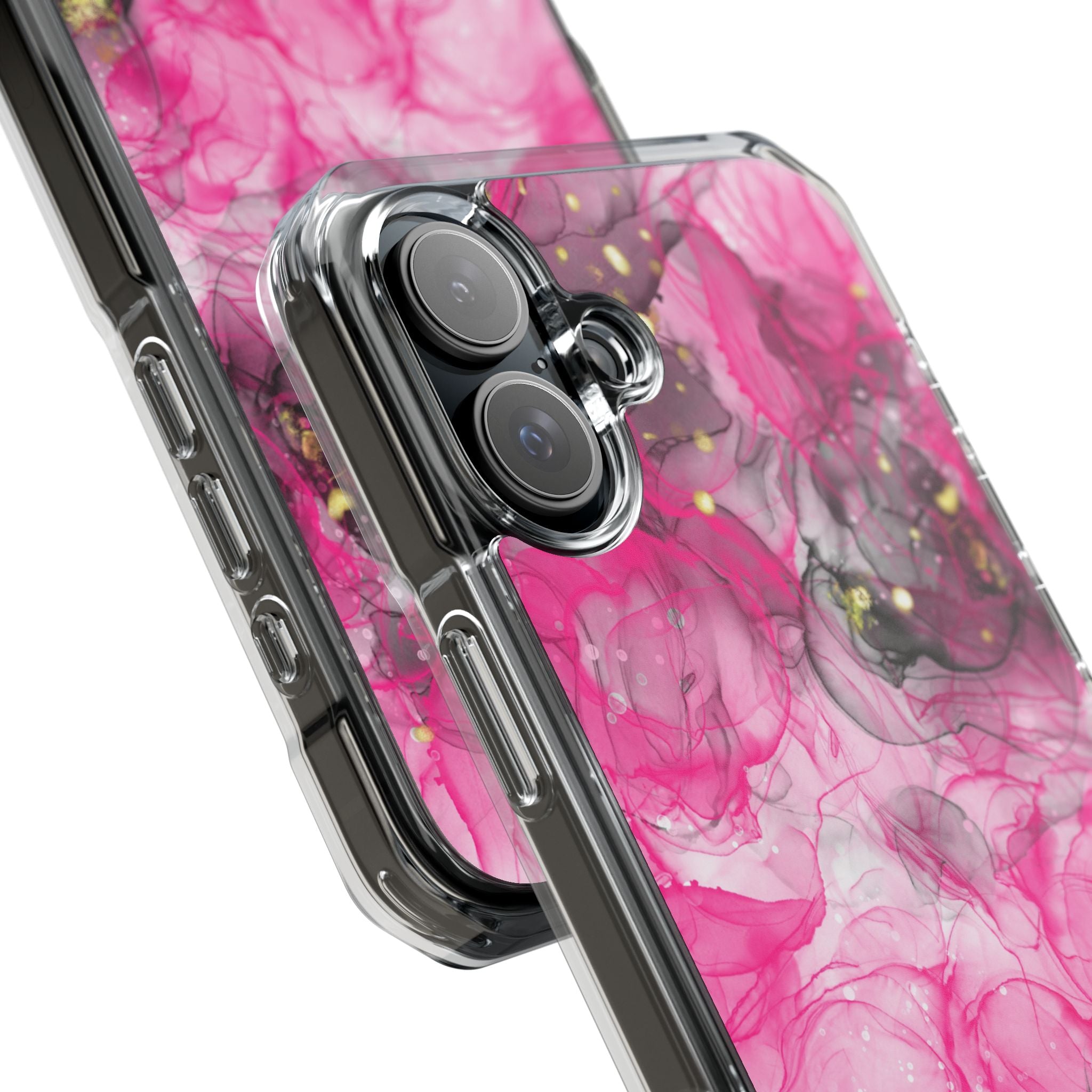 Vibrant Pink Swirls iPhone Case - Impact