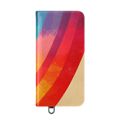 Kaareva Rainbow Breeze - Samsung S25+ Case - Lompakko