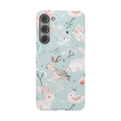 Whimsical Bunny Blossom - Slim Samsung S23 Phone Case