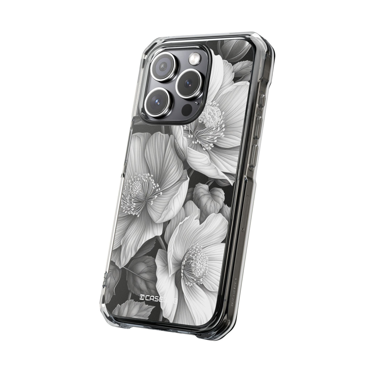 Botanical Elegance – Handyhülle für iPhone (Clear Impact – Magnetisch) 