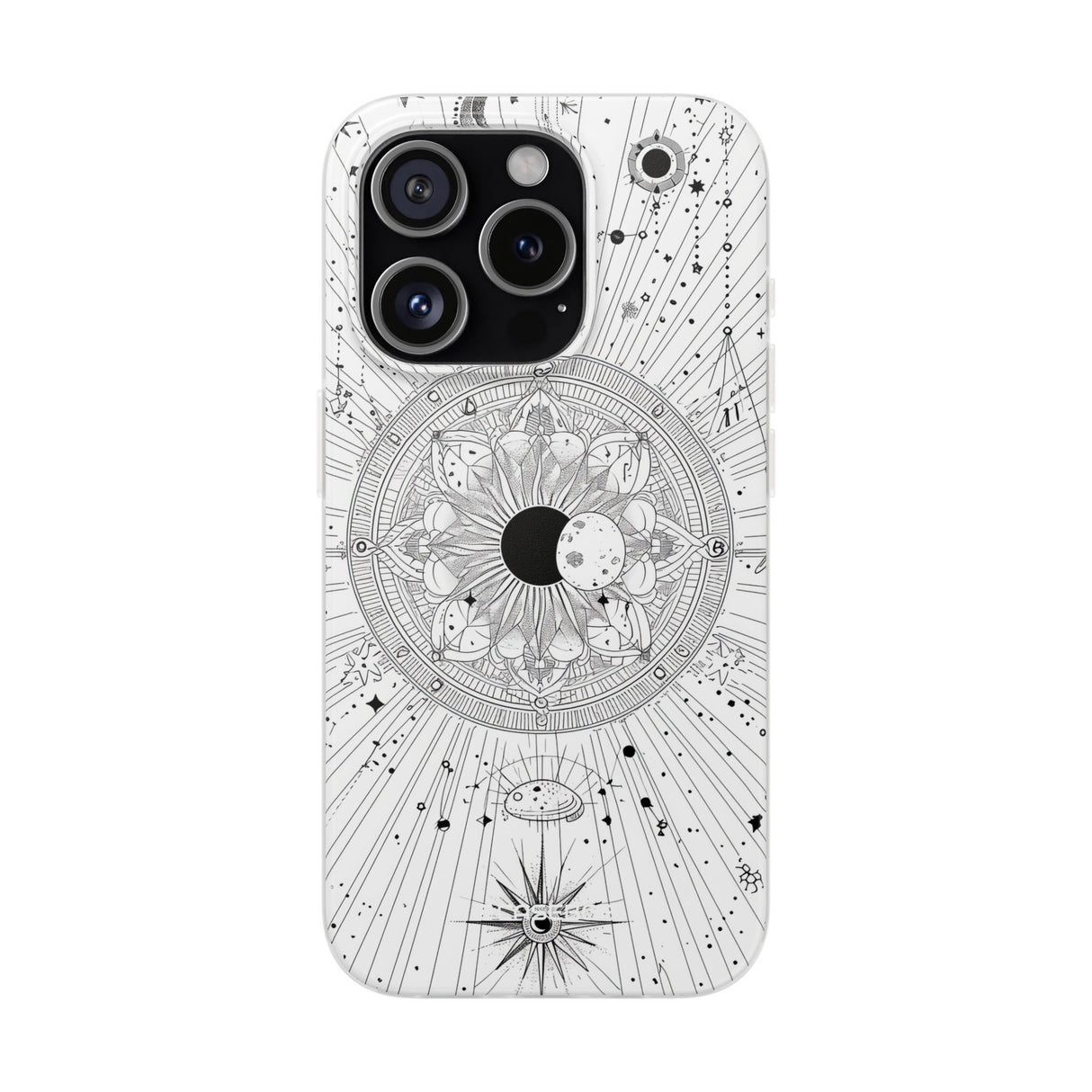 Himmlisches Mandala Mystique | Flexible Handyhülle für iPhone