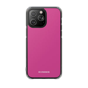 Pink Pantone | Handyhülle für iPhone (Clear Impact Case – magnetisch) 