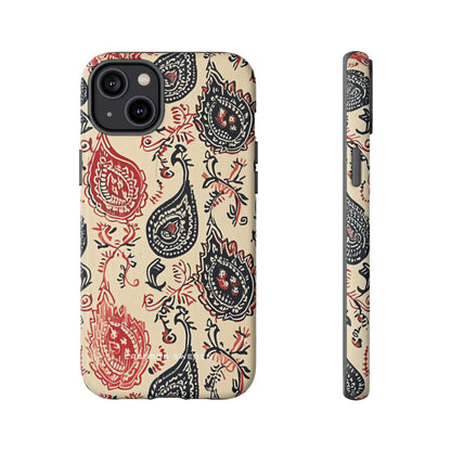 Vintage Paisley Elegance iPhone 14 - Tough Phone Case