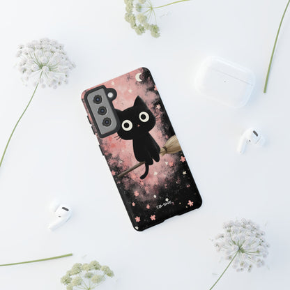 Whimsical Cat Soars - Samsung Case