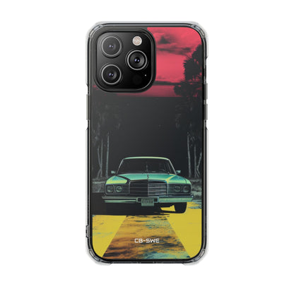 Retro Futuristic Nightscape iPhone Case - Impact