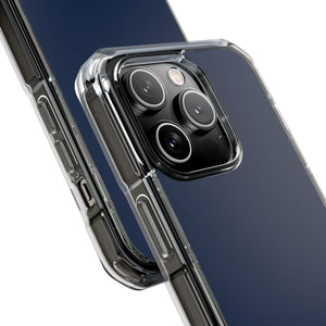 Oxford Blue | Handyhülle für iPhone (Clear Impact Case – magnetisch) 