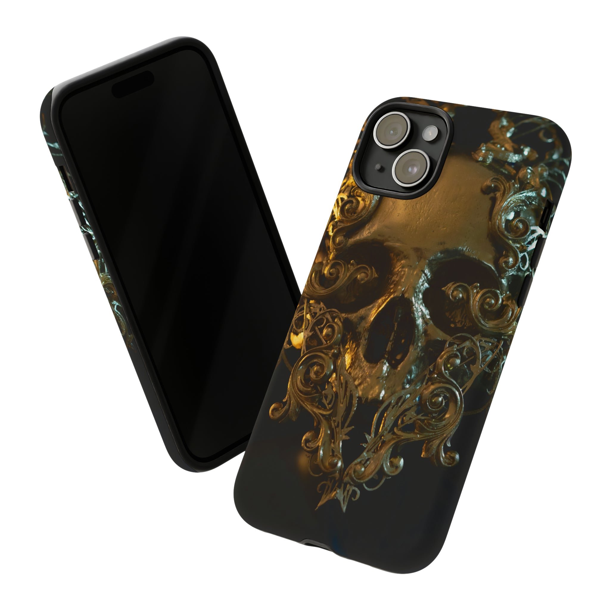 Golden Skull Trooper - Protective Phone Case