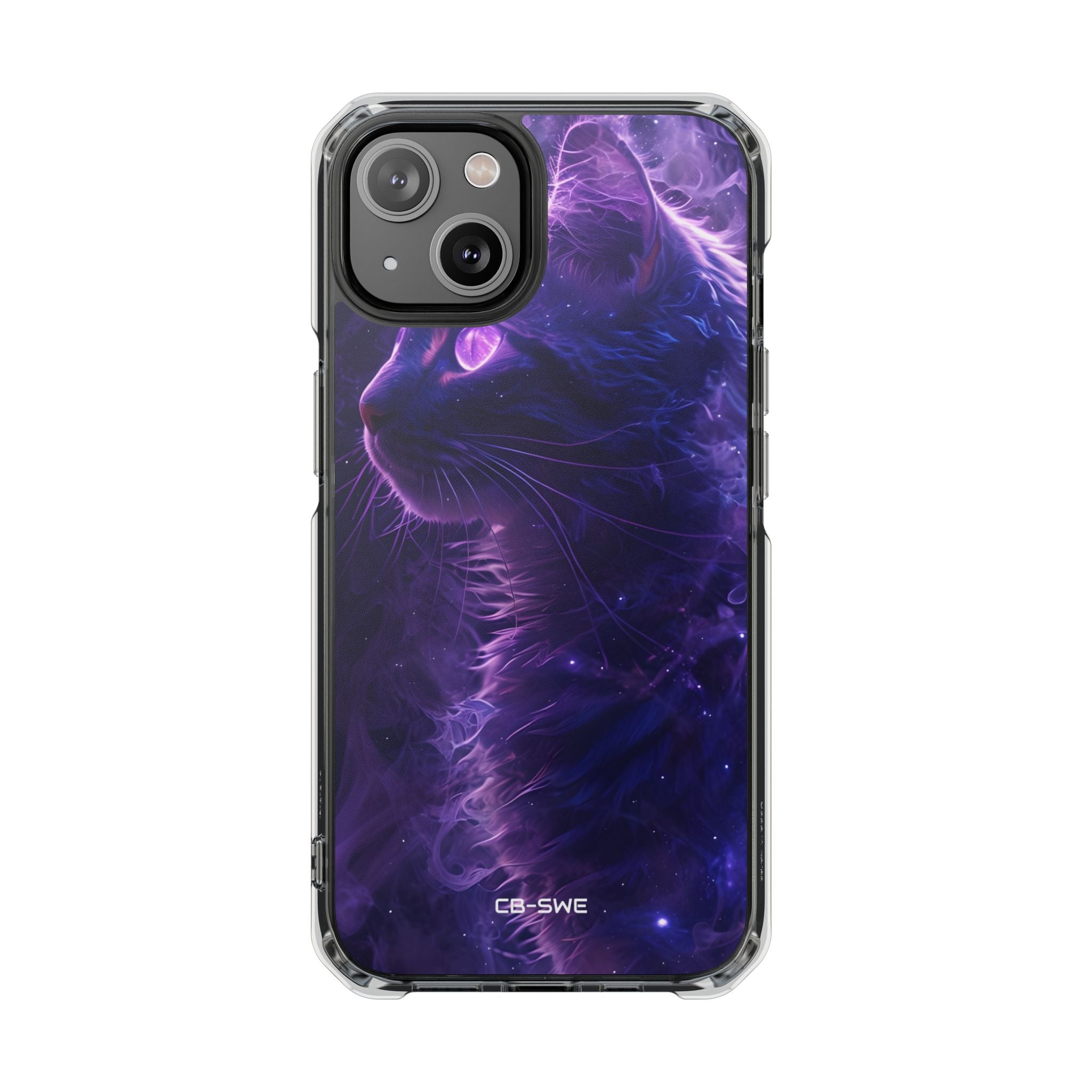 Mystical Starlit Cat iPhone Case - Impact