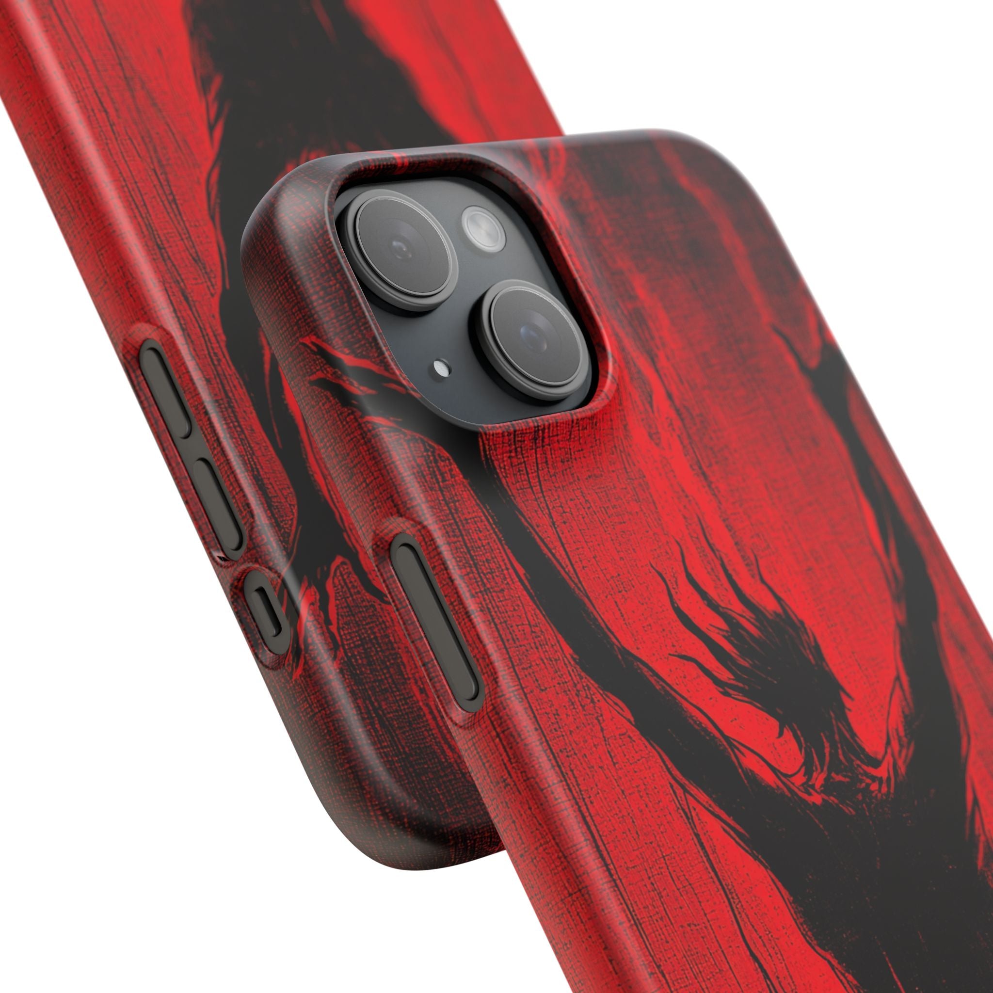 Crimson Despair iPhone 15 - Slim Phone Case