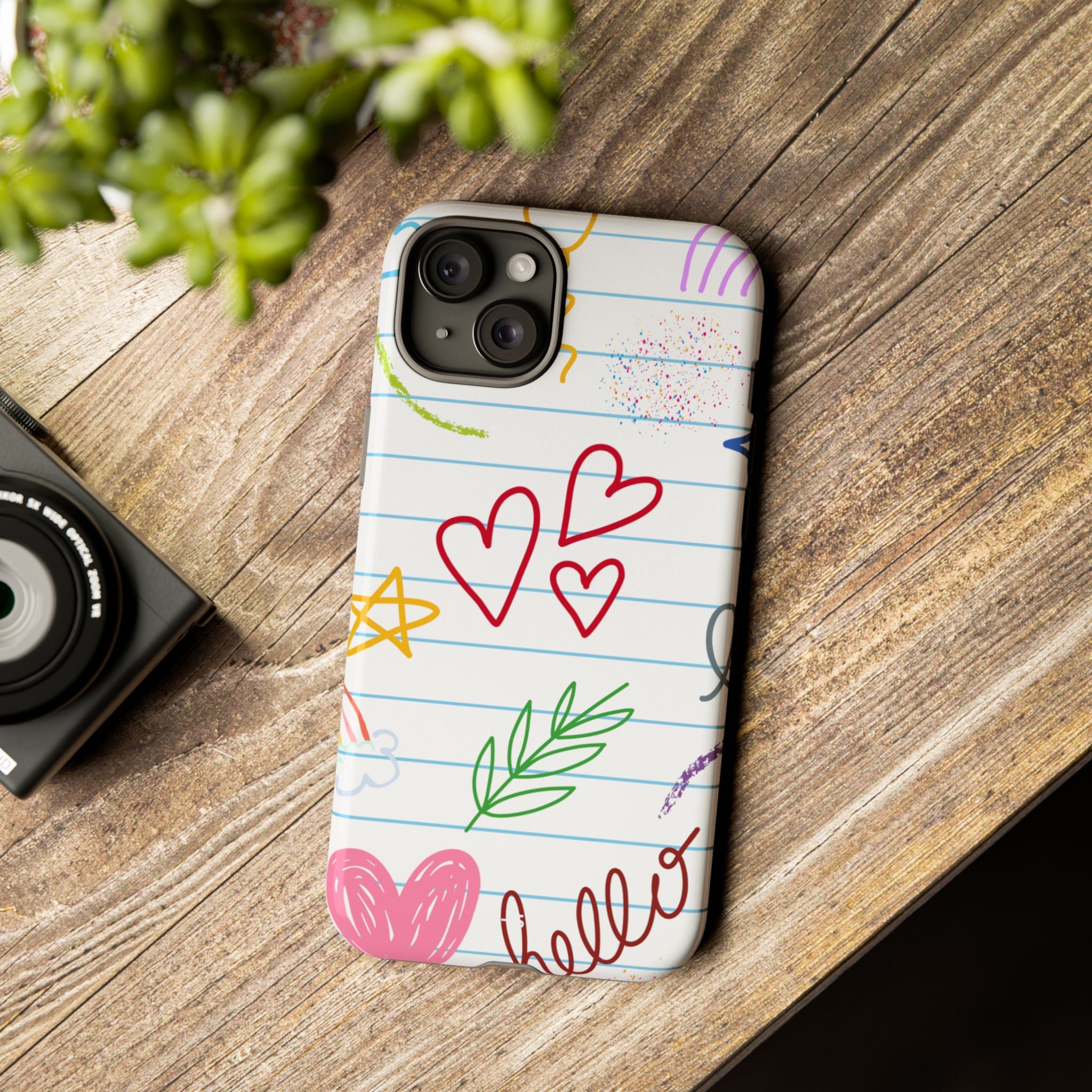 Hearts Dance Happily - iPhone Case