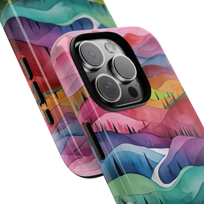 White Path Hills iPhone 16 Pro Case - Tough