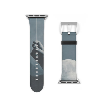 Moon Balloon Blue - Watch Band