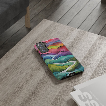 Whimsical Colorful Valleys - Samsung Case