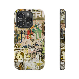 Grunge Vintage Poster - Protective Phone Case