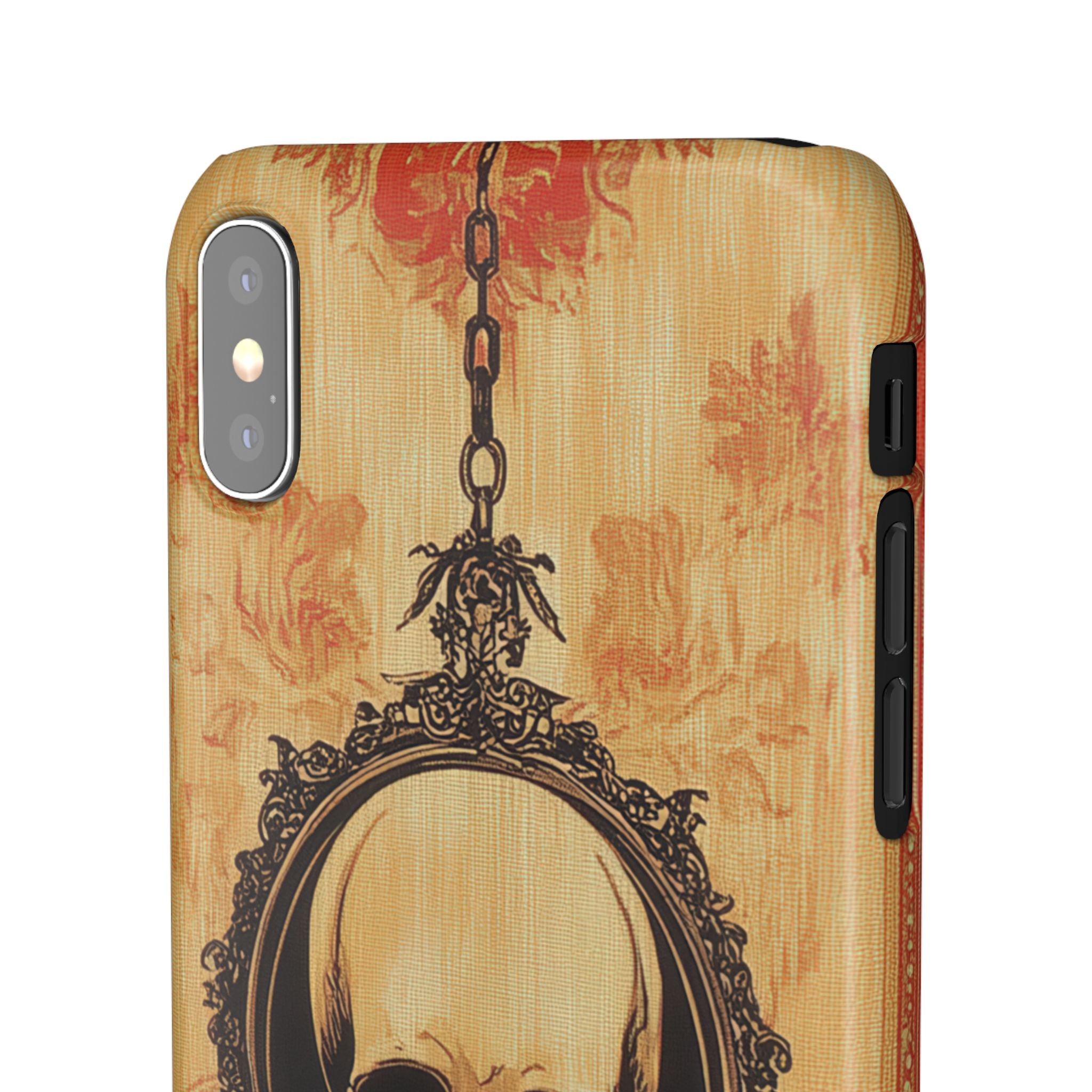 Gothic Skull Elegance  iPhone X - Slim Phone Case