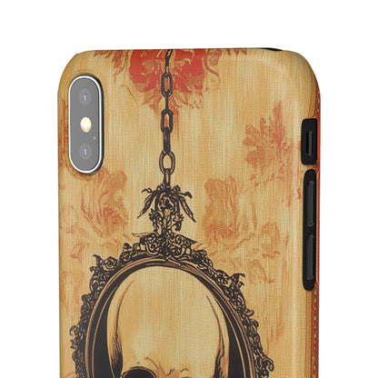 Gothic Skull Elegance  iPhone X - Slim Phone Case