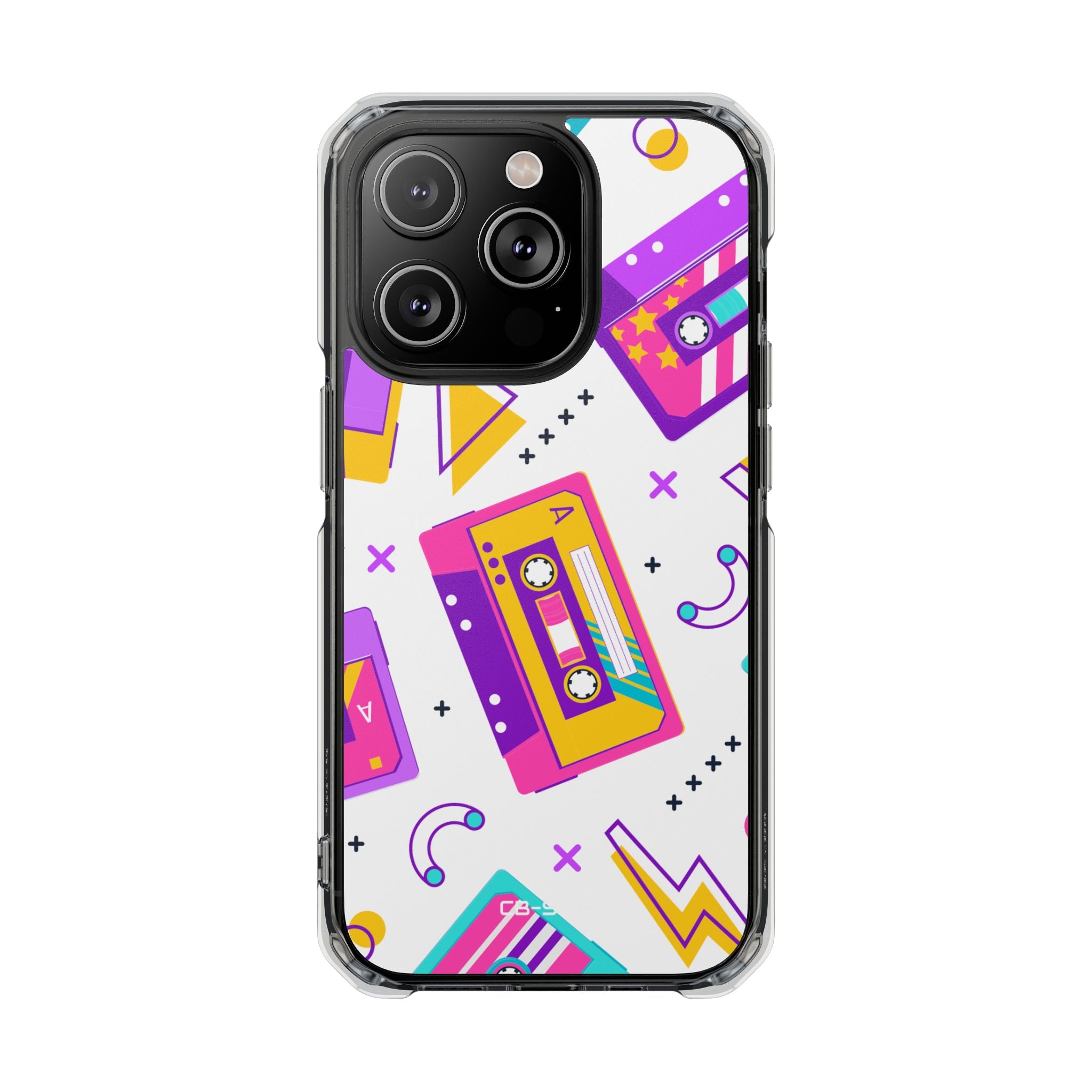 Retro Cassette Chaos iPhone Case - Impact