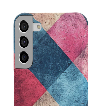 Bold Geometric Squares - Slim Samsung S22 Phone Case