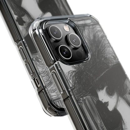 Vintage Feather Elegance iPhone 14 - Impact Clear+