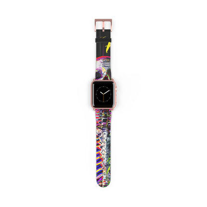 Neon Skeleton Laughter - Watch Band