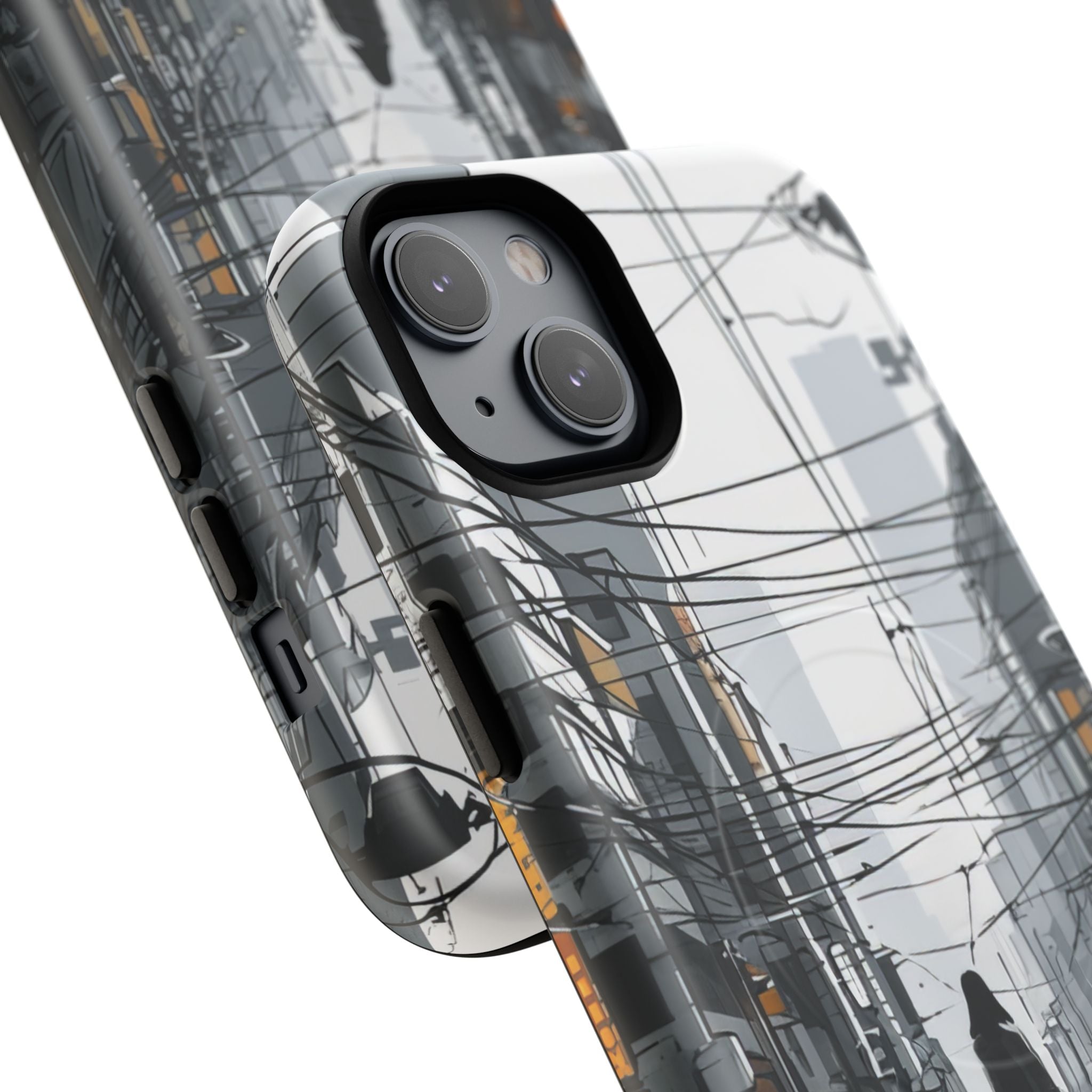 Urban Noir Streetscape iPhone 14 | Tough+ Phone Case