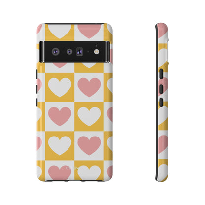 Heart Grid Harmony - Google Pixel Case