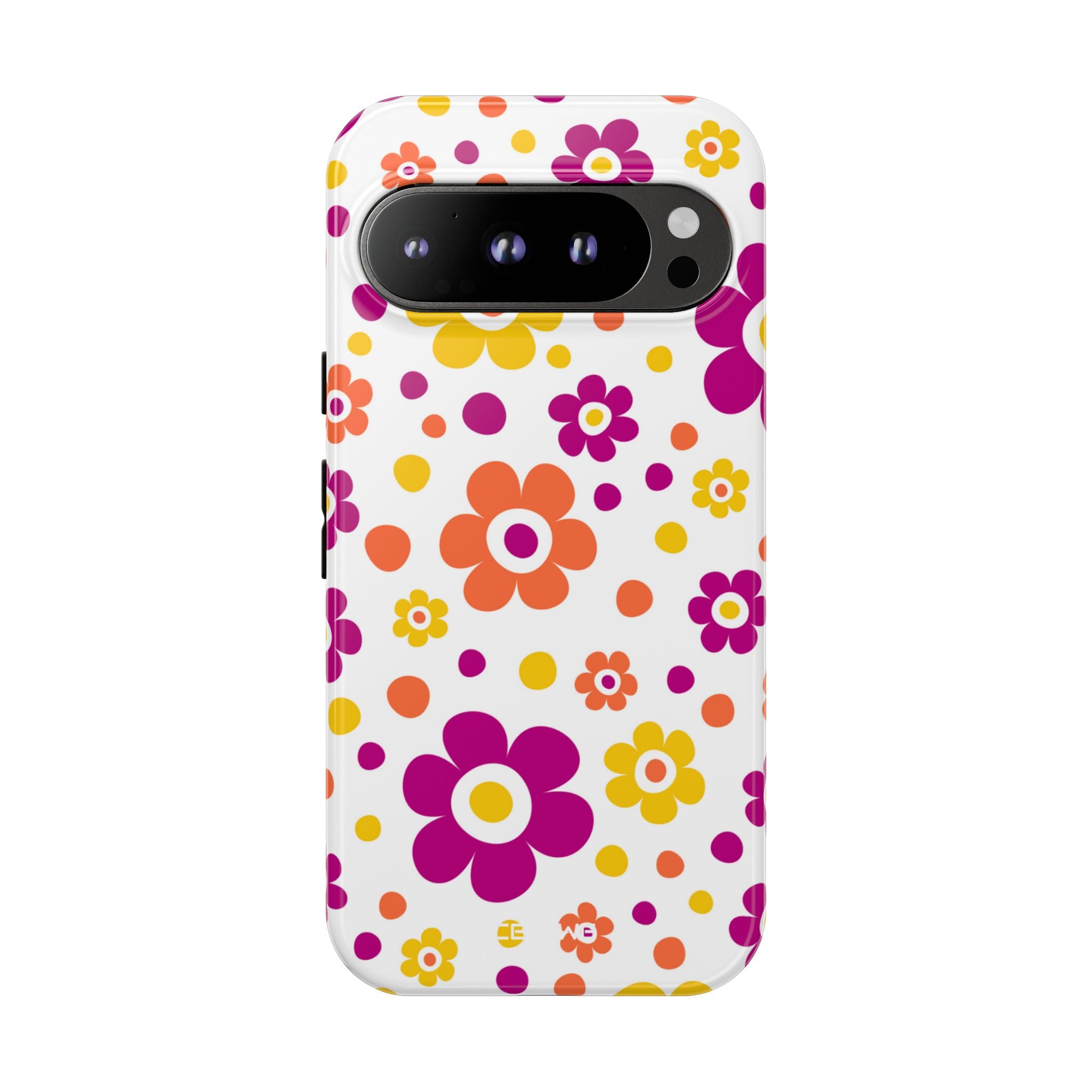 Retro Floral Playfulness - Google Pixel Case