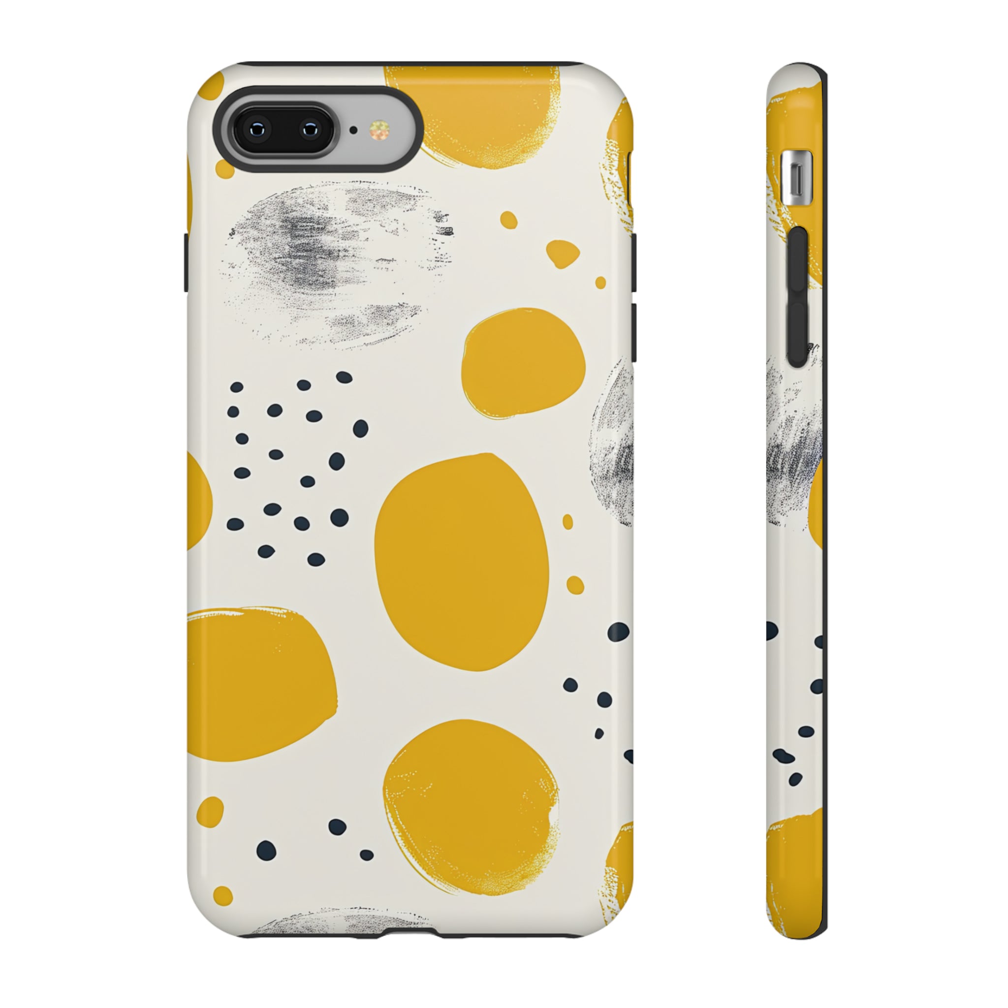 Dotted Yellow Simplicity - Protective Phone Case