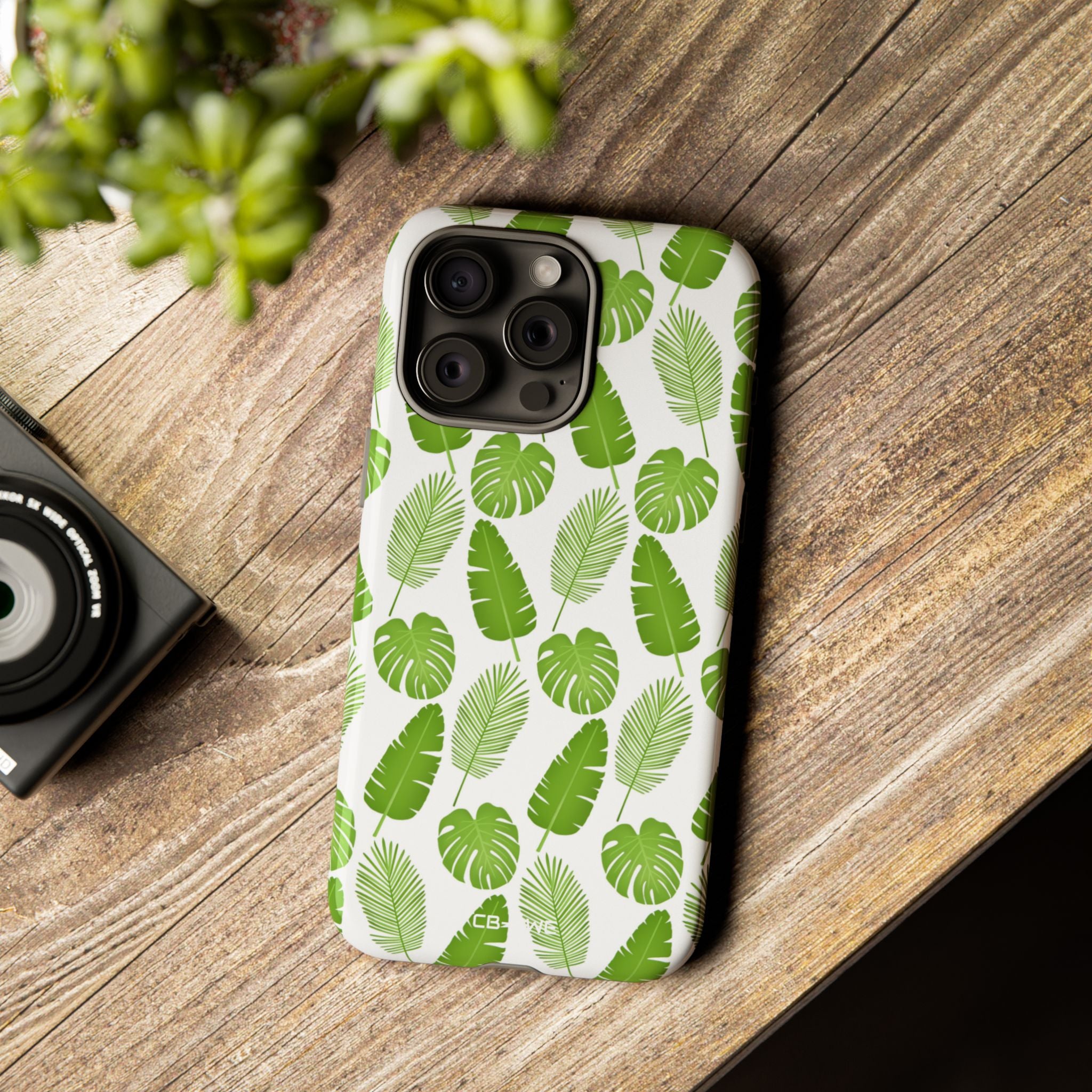 Tropical Leaf Harmony - iPhone Case