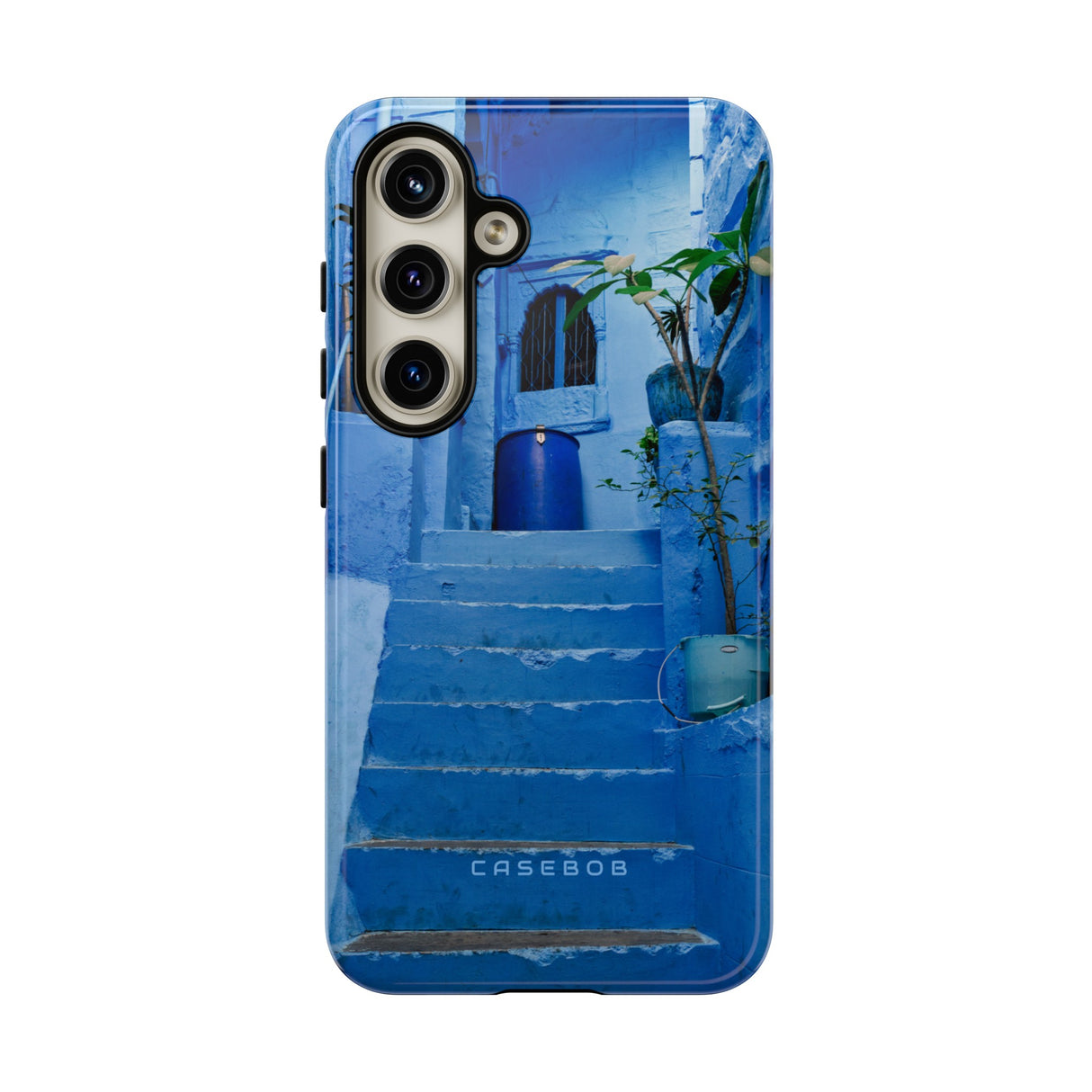 Blue City Morocco - Protective Phone Case