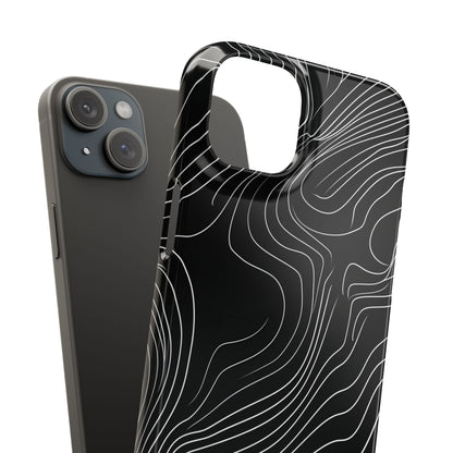 Contour Waveform Flow iPhone 15 - Slim Phone Case