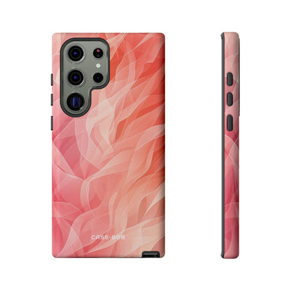 Peach Wave Drift Samsung S23 Ultra Case - Tough